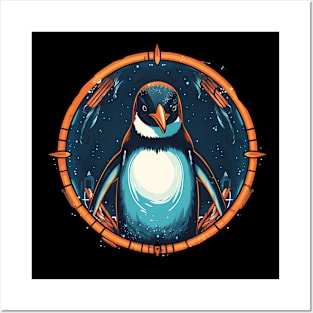 Penguin in Ornament , Love Penguins Posters and Art